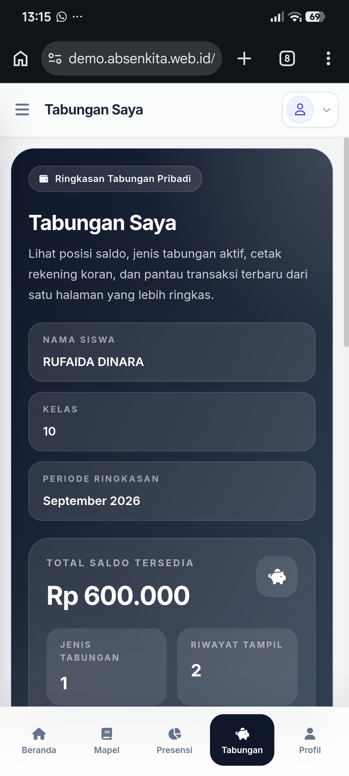 Tampilan Aplikasi 3